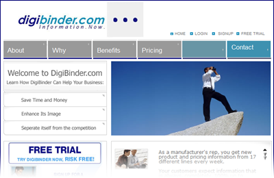 Rep Web Tools Link to DigiBinder